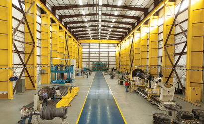 A New F Class Turbine Repair Facility Efficient Plant